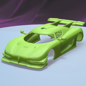 KOENIGSEGG ONE-1 2014 (1/24) printable car body