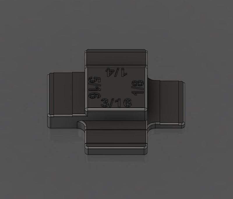 Automotive body panel gap gauge.