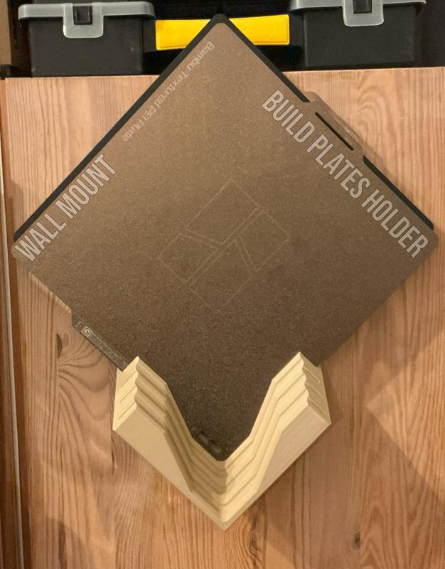 Build Plates Holder for wall mounting