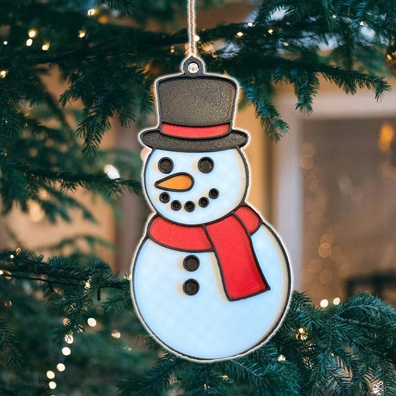 Christmas Snowman Tree Ornament