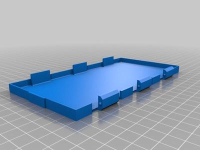 Pen box with hinge