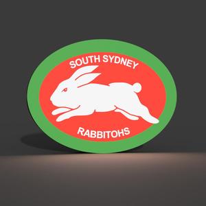South Sydney Rabbitohs Lightbox LED Lamp