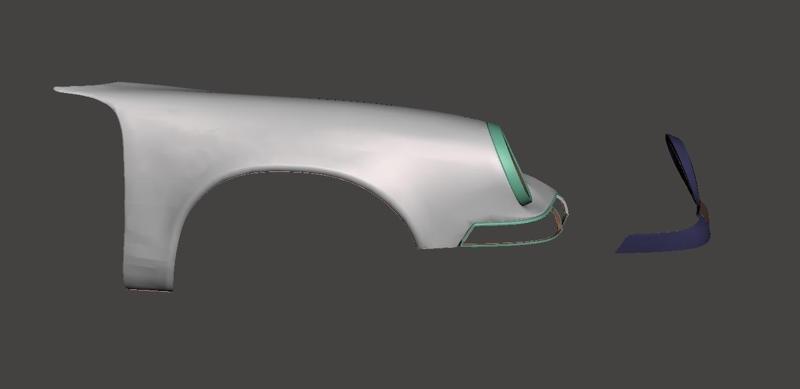 Flares/ensanches 911 S/T and RSR (porsche)