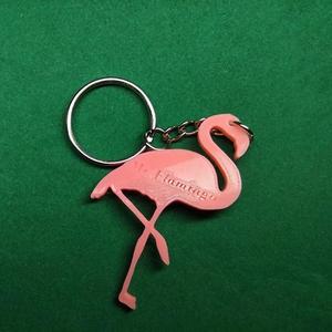 Mr. Flamingo keychain
