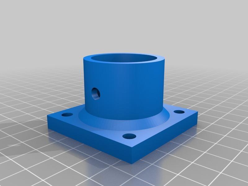 Simple Vertical PVC Filament Spool Holder