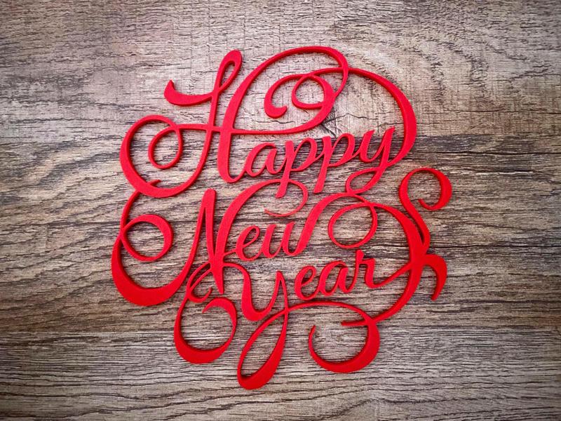 Happy New Year decoration