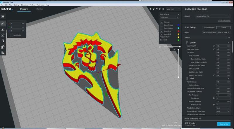 Alliance Lion within Horde Symbol
