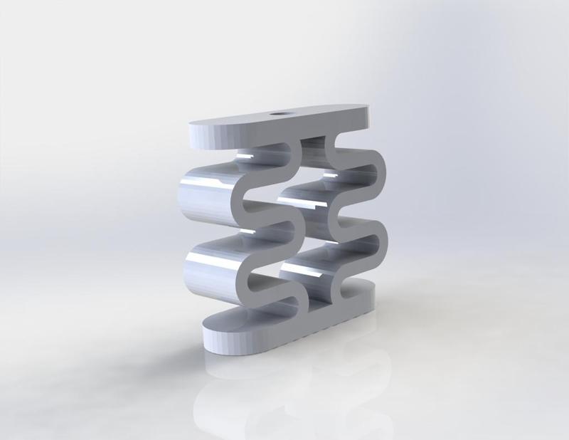 Stable spring for 3D printer bed