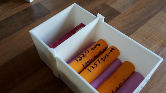 18650 Battery Storage Box Divider 