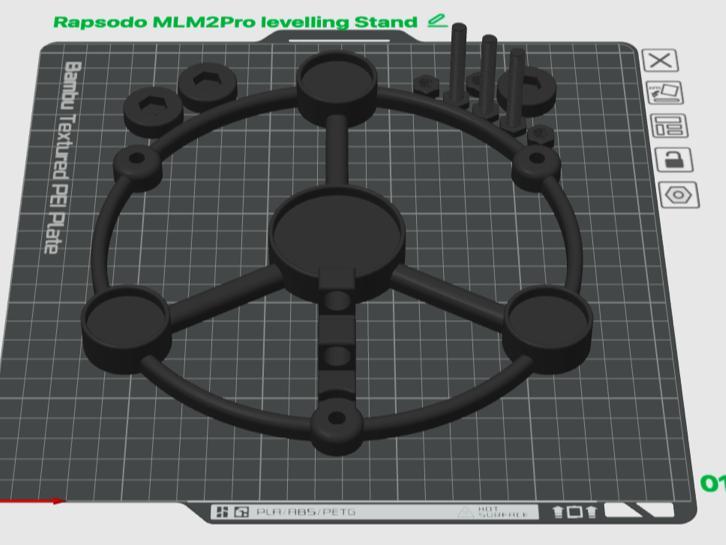 Rapsodo Levelling and Alignment Stand