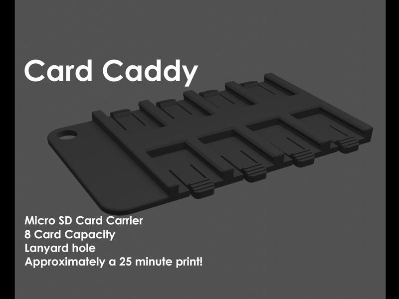 MicroSD and Standard SD Card Caddy