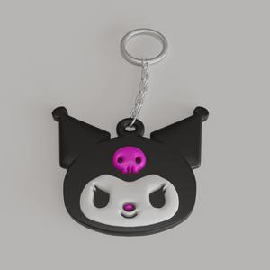 Kuromi Keychain Hello Kitty