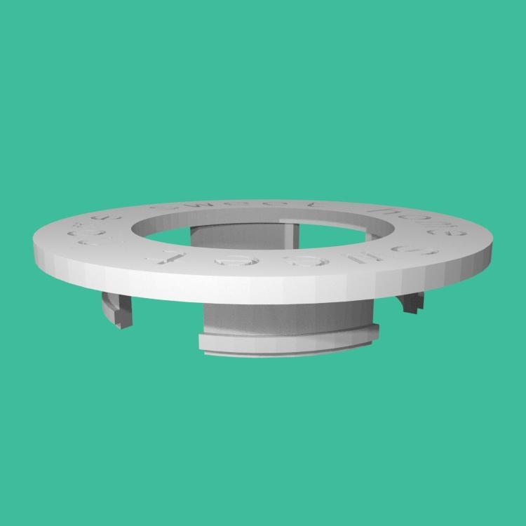 Patio table umbrella support