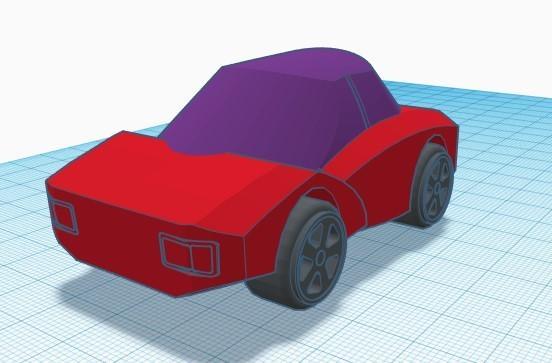 Little electric sports car 
