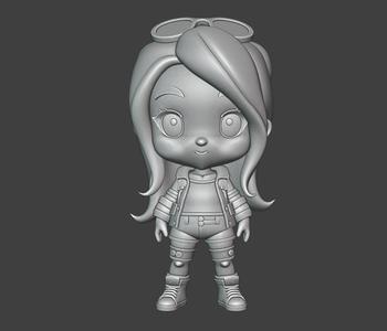 woman chibi girl