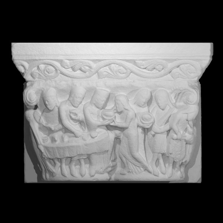 Capital and Abacus - Story of Saint John the Baptist and Salome