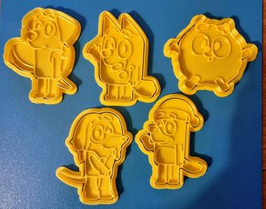 Bluey Cookie Cutter Set – Set of 5 (Set 2)