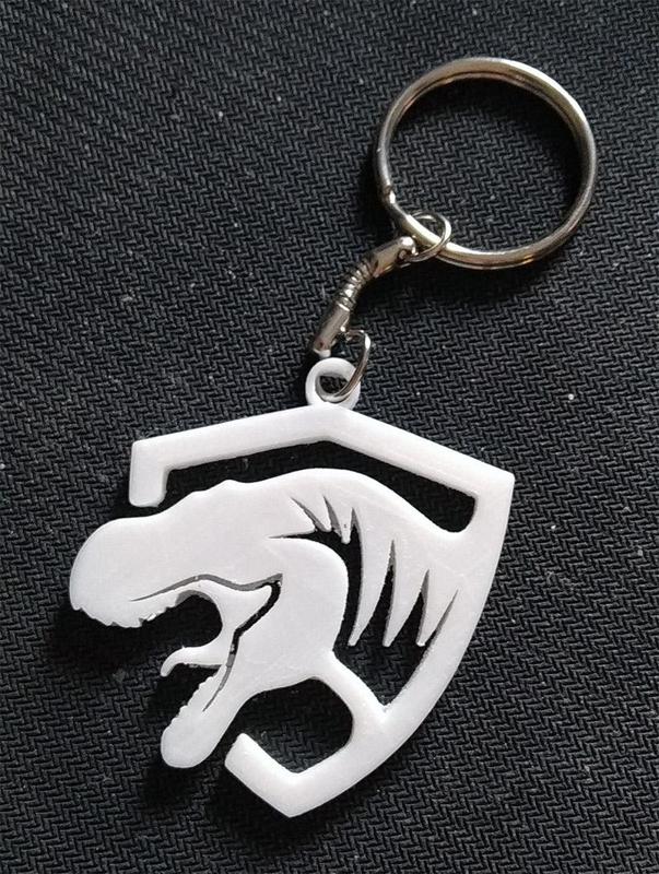 Jurassic keychain