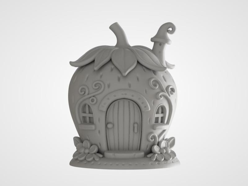 The Berry Bungalow - Strawberry Fairy House