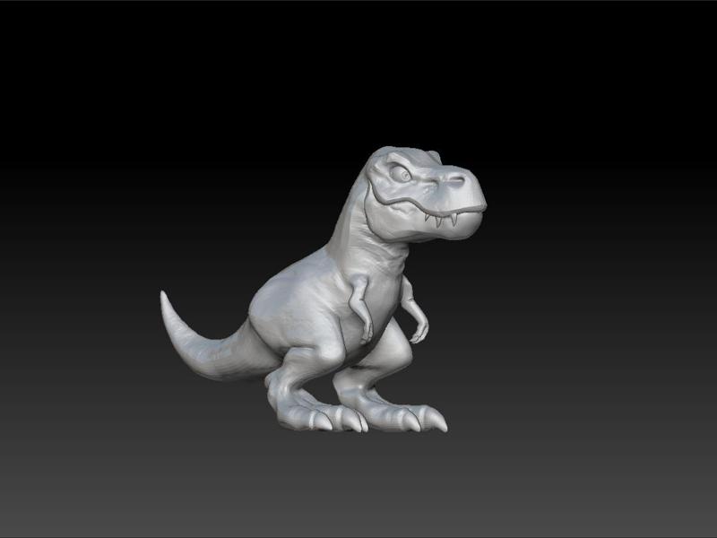 toon Tyrannosaurus rex - dinosaur toon
