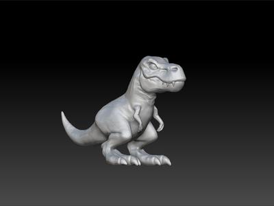 toon Tyrannosaurus rex - dinosaur toon