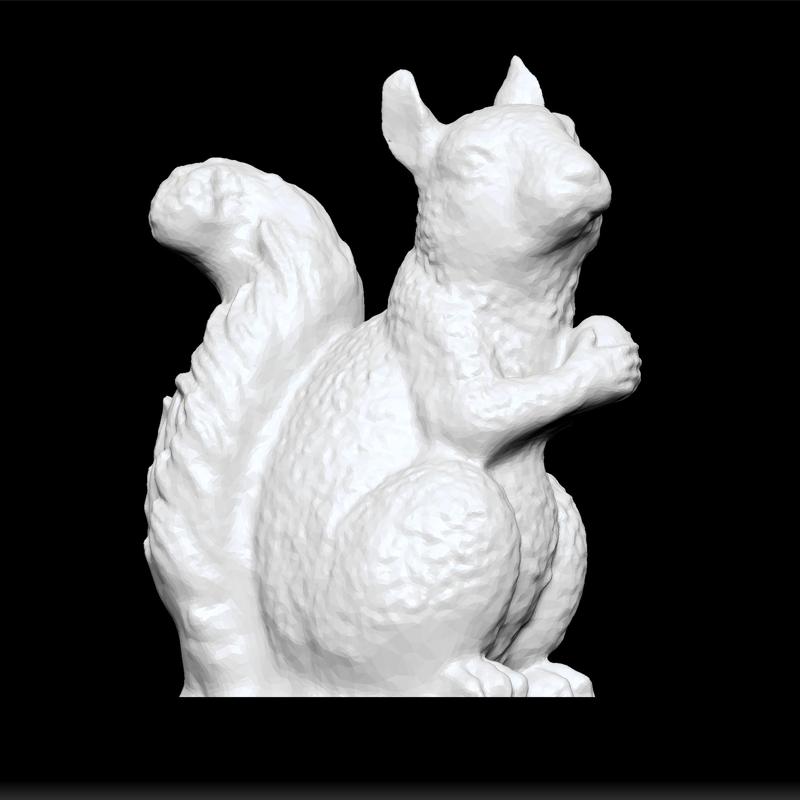 squirrel statue