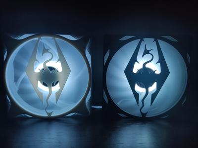 Skyrim 120mm PC fan cover