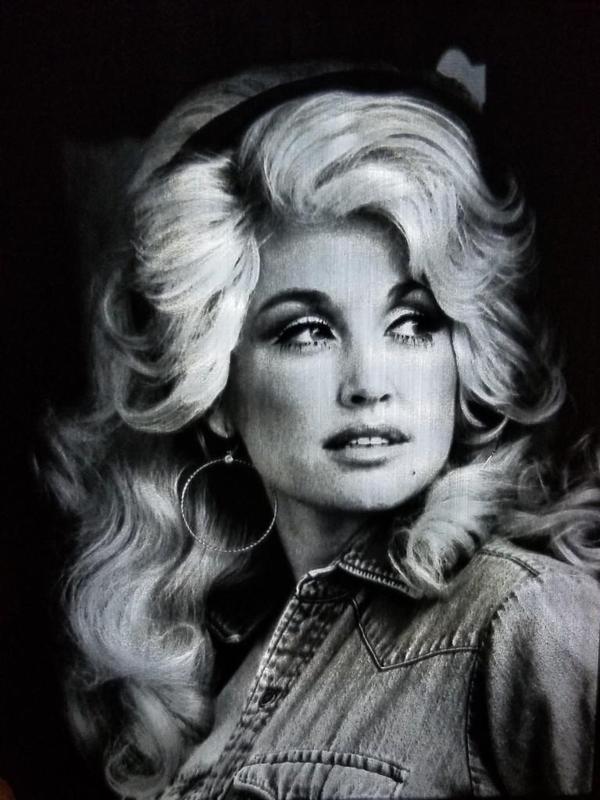 Dolly Parton Lithophane