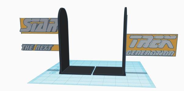 Star Trek TNG Book Ends