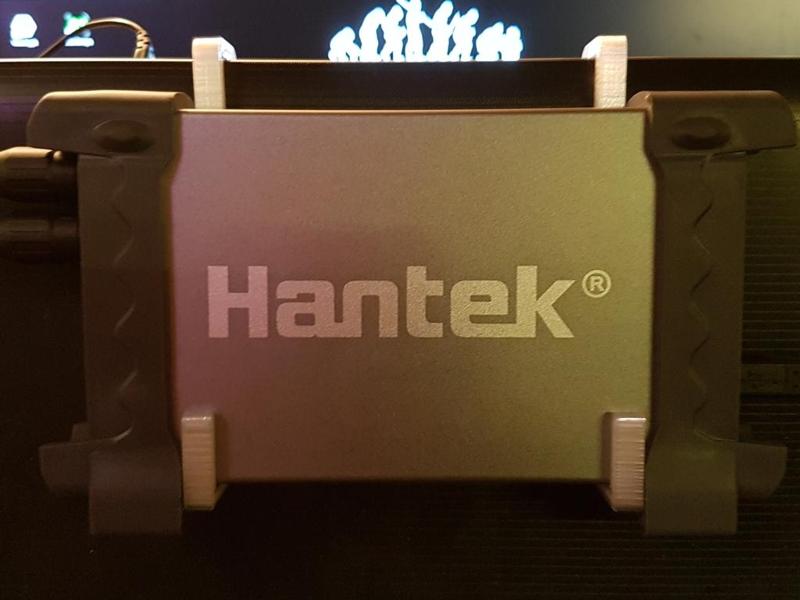Hantek Oscilloscope Notebook Mount -- Hantek Oszilloskop Laptop Befestigung