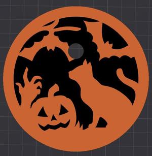 Simple Modern Tumbler 40 oz Topper  - Halloween Scenery