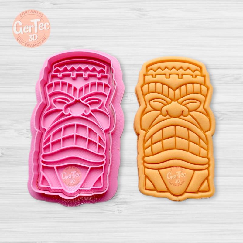 TIKI MASK nº1 Stamp Cutter / Cookie Cutter TIKI MASK