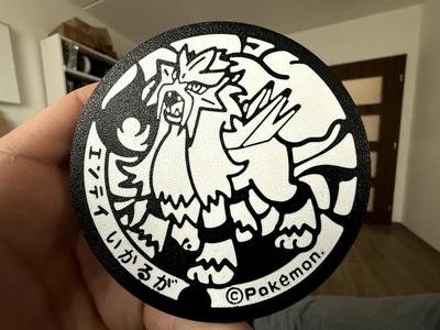 Entei Pokemon set coaster