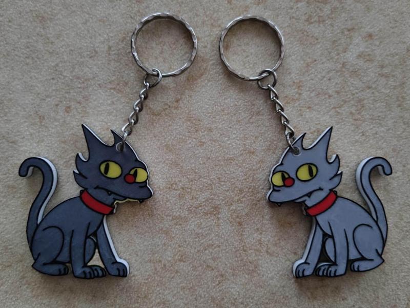 Snowball Simpson Keychain