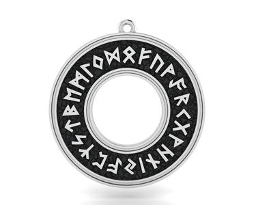 A pendant with runes