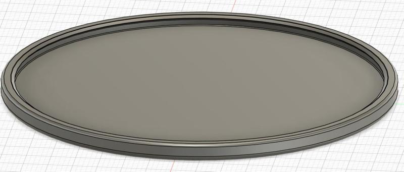 Lid for Plastic Cups with 75mm Rim (Sour Cream)