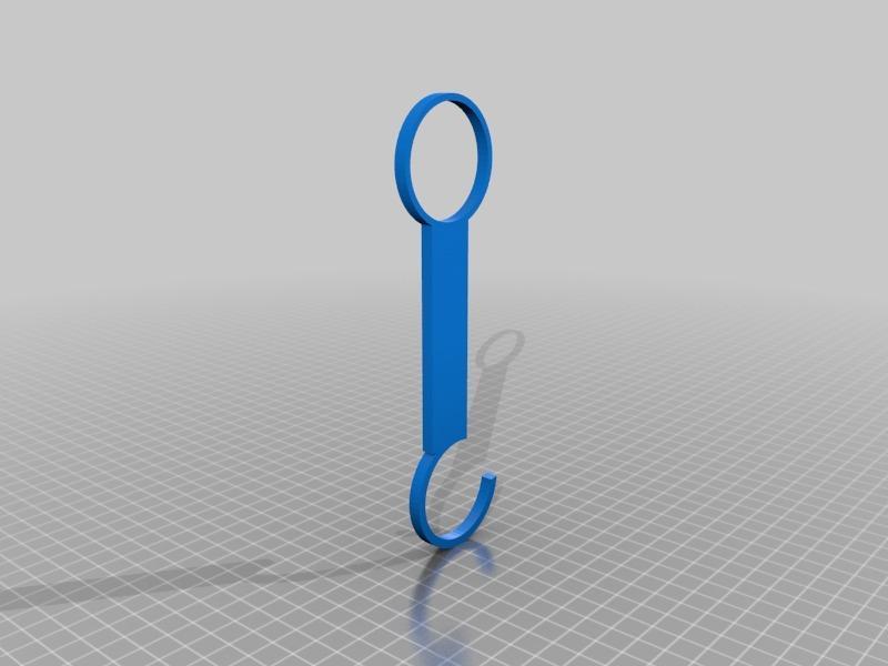 Toilet roll filament holder