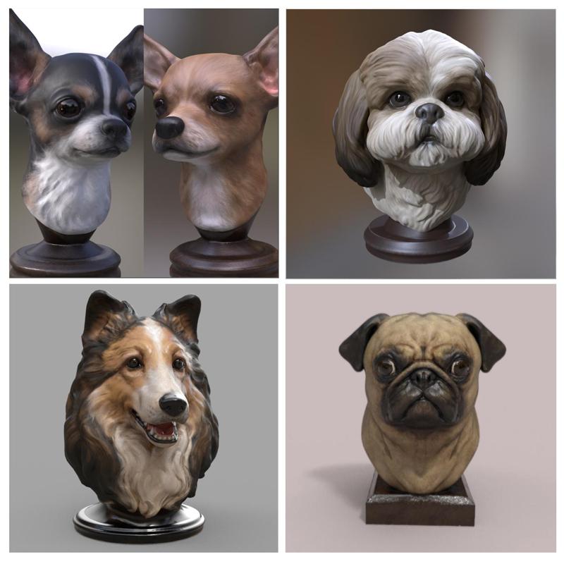 Dog Statue Bundle