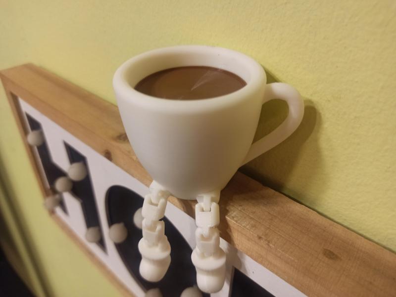 articulated espresso coffee cup