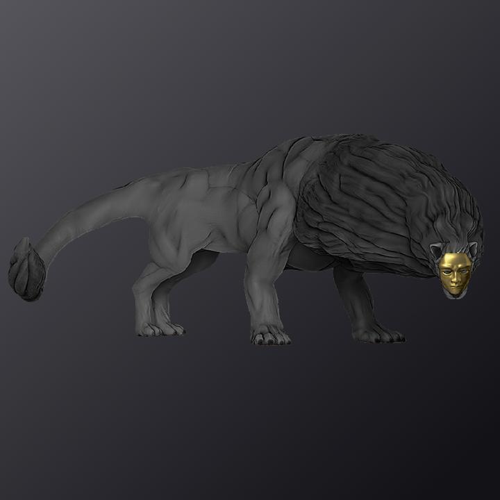 Golden masked Sphinx