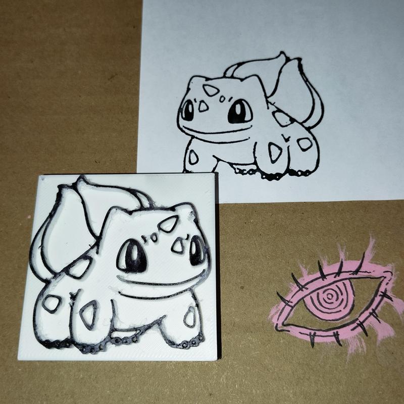 Pockemon Bulbasaur Stamp