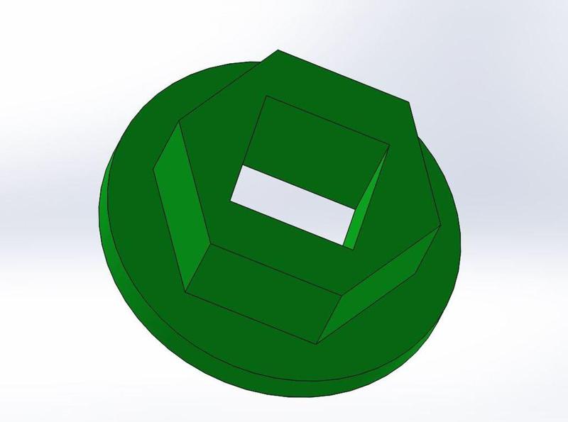 G0704 Mill Spindle Wrench Adaptor / Powder Drawbar Adaptor