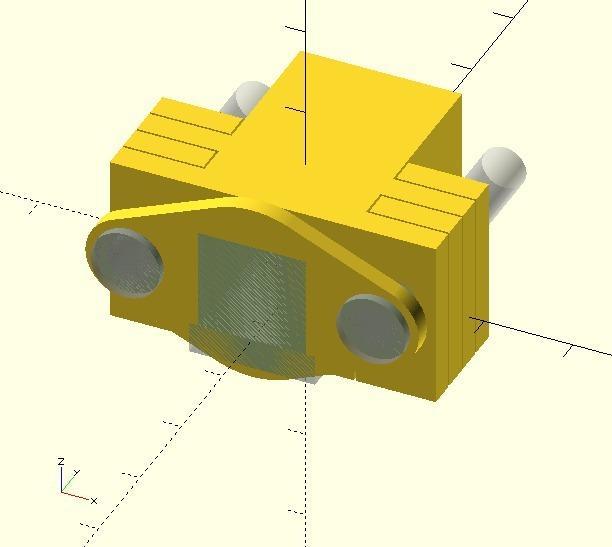 USB Type-B jack to Type-A jack mountable adapter