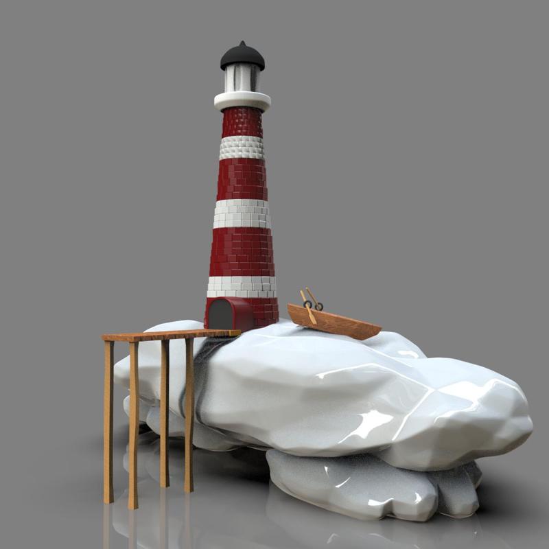 Lighthouse - The sea in the sky