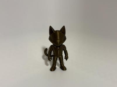 Cyber Cat Figur