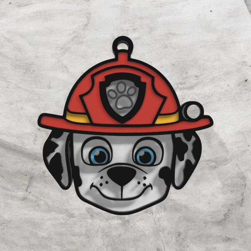 Paw Patrol Marshall Keychain / Keychain Multicolor
