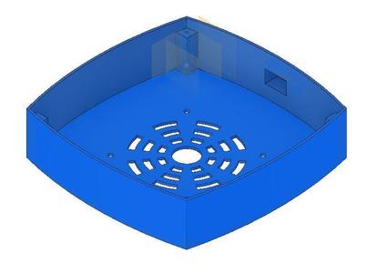 Custom made LED lamp case