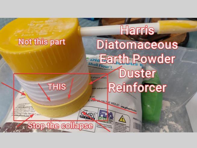 Reinforcement for Diatomaceous Earth Powder Duster