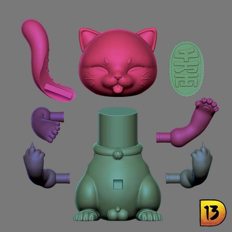 MINIPRINT R011 - Maneki Neko (Complete Set)