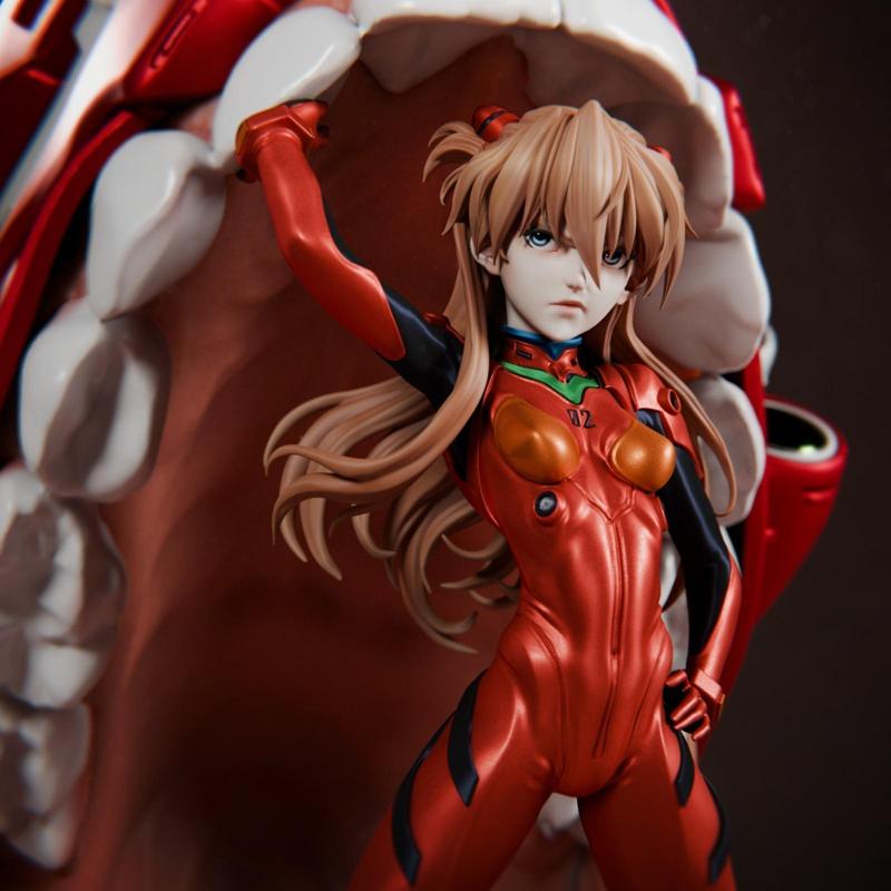 Asuka + Eva diorama 3D Print